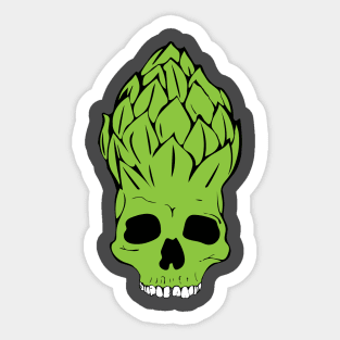 HopHead Skull Sticker